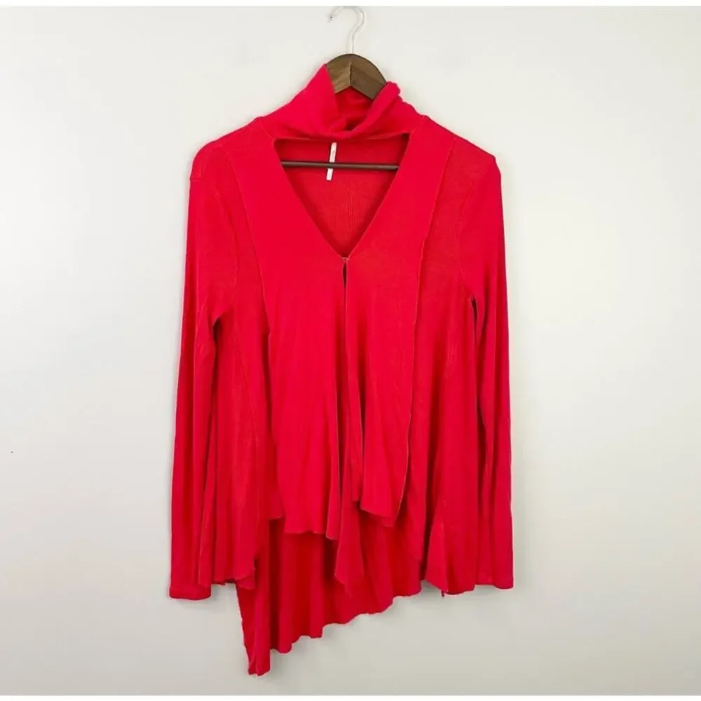 Free People Uptown Red Top